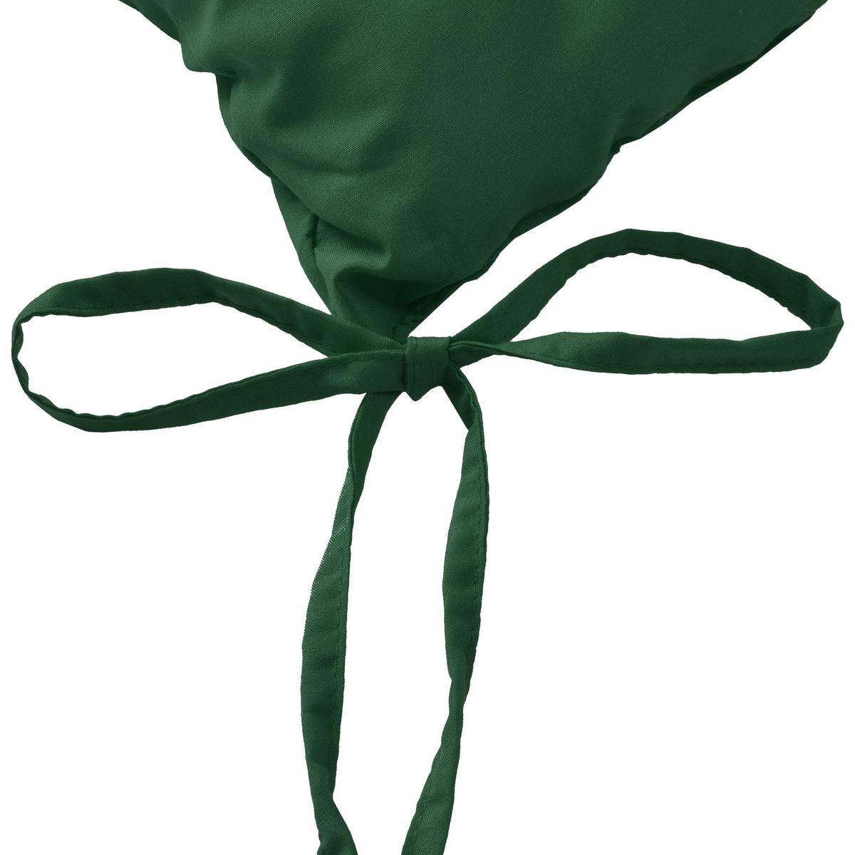 STUHLKISSEN Lea 40/40/5 cm Dunkelgrün 4tlg - Dunkelgrün, Textil (40/40cm) - Beautissu 
