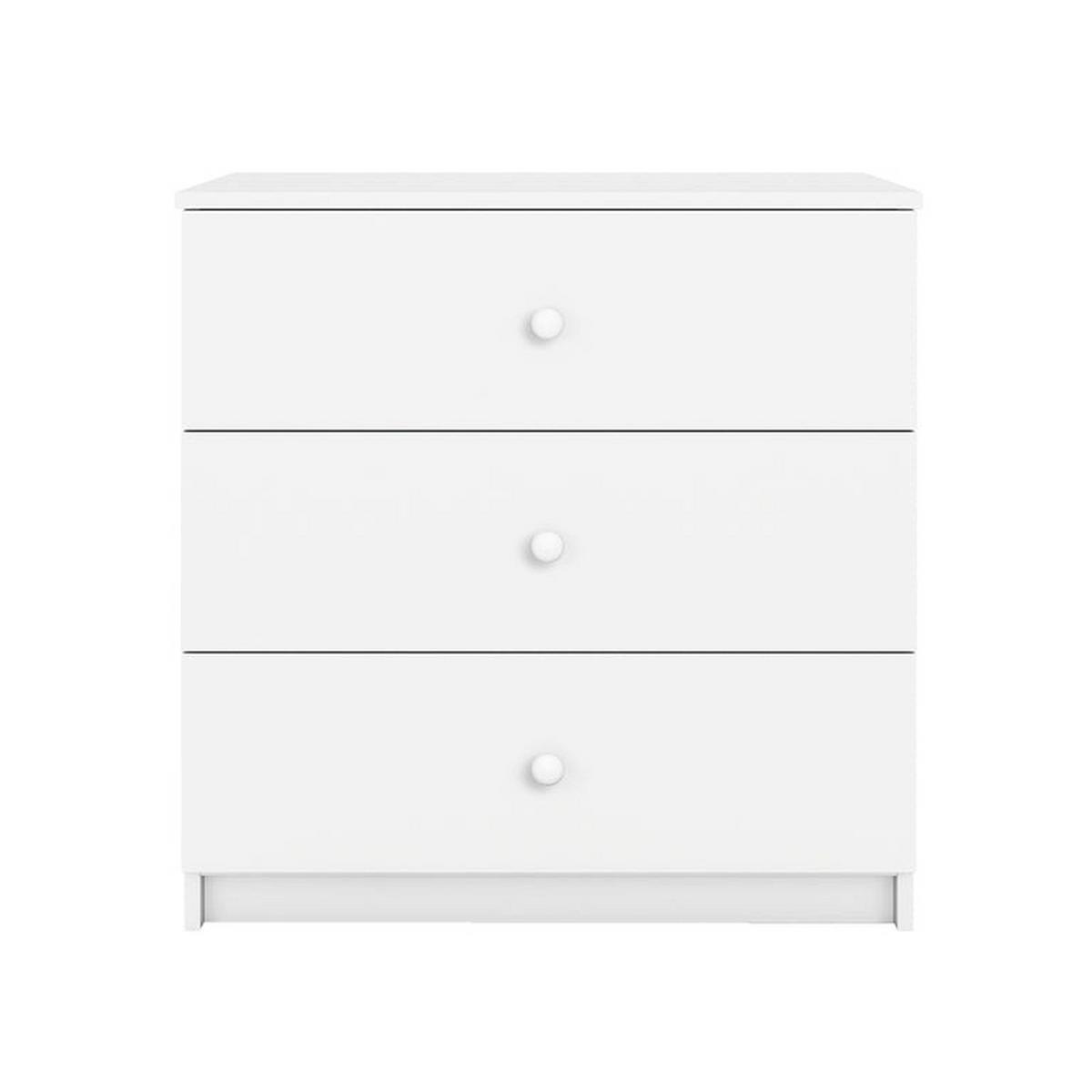 KINDERKOMMODE Weiß - Weiß, Holzwerkstoff (81/80/41cm) - Petits-meubles