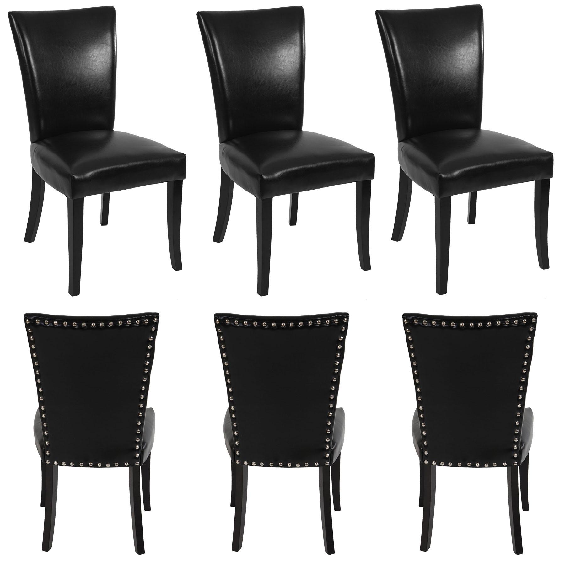 ESSZIMMERSTUHL Schwarz 6er-Set - Schwarz, Textil (50/93/62cm) - MCW