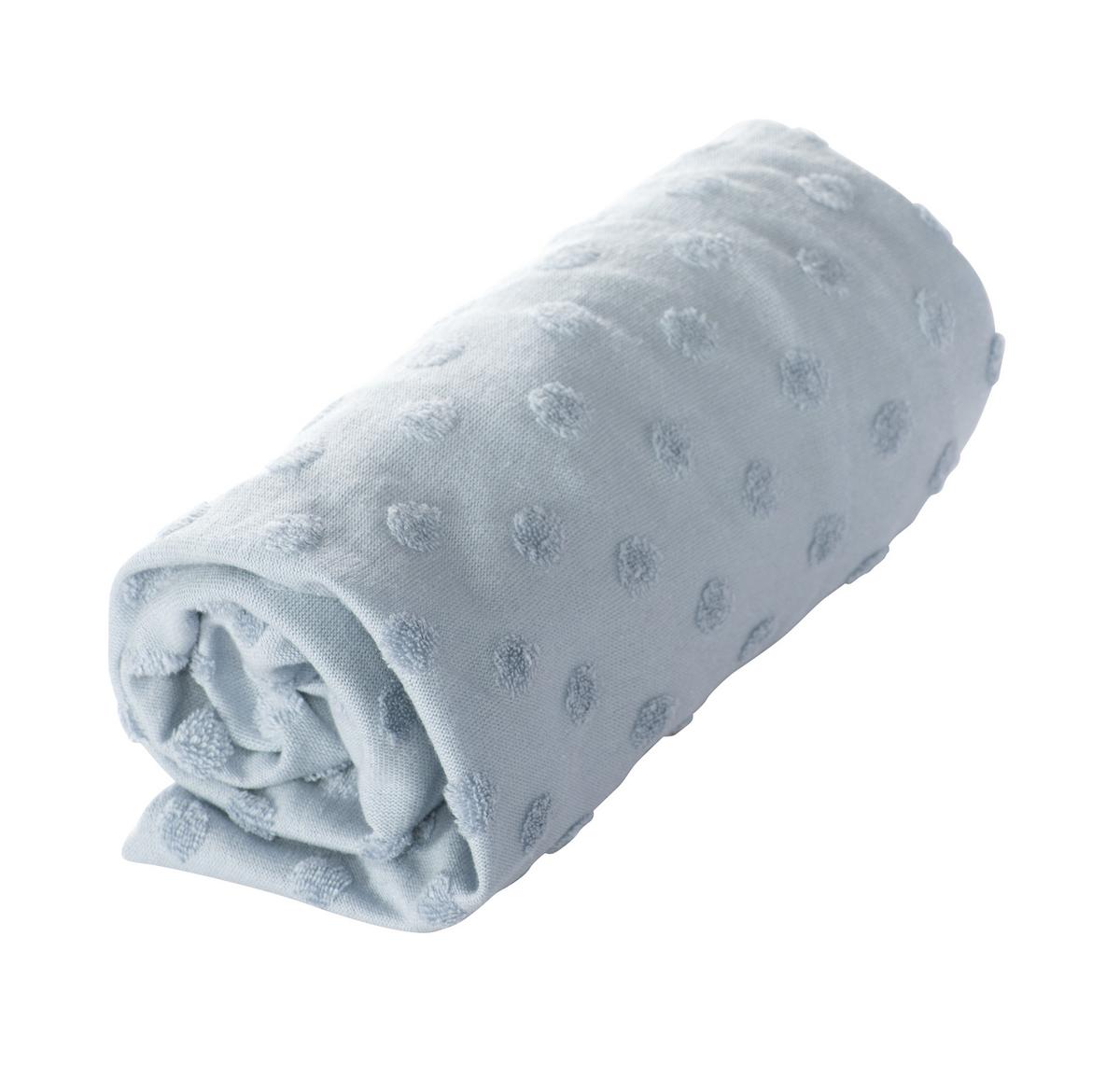 SPANNBEZUG für Wickelauflagen 75 x 85 cm - Hellblau, Textil (85/75cm) - Roba