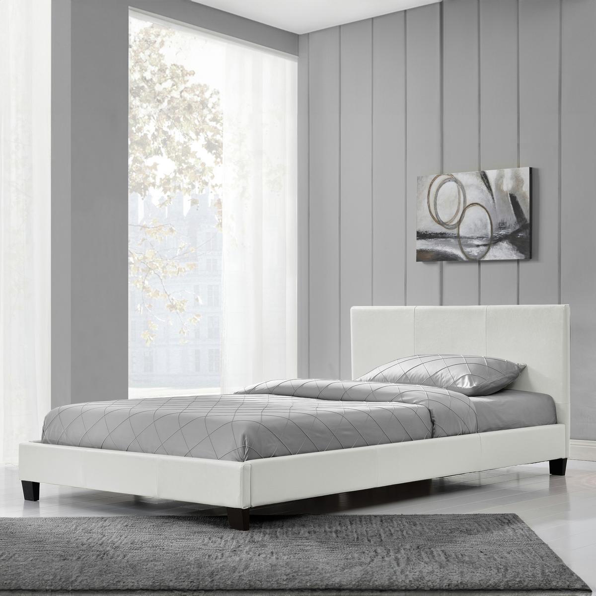 POLSTERBETT Albacete - Weiß, Textil (140/200cm) - Corium