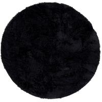 HOCHFLOR SHAGGY TEPPICH FLUFFY RUND - Schwarz, Textil (160/160cm) - Pergamon
