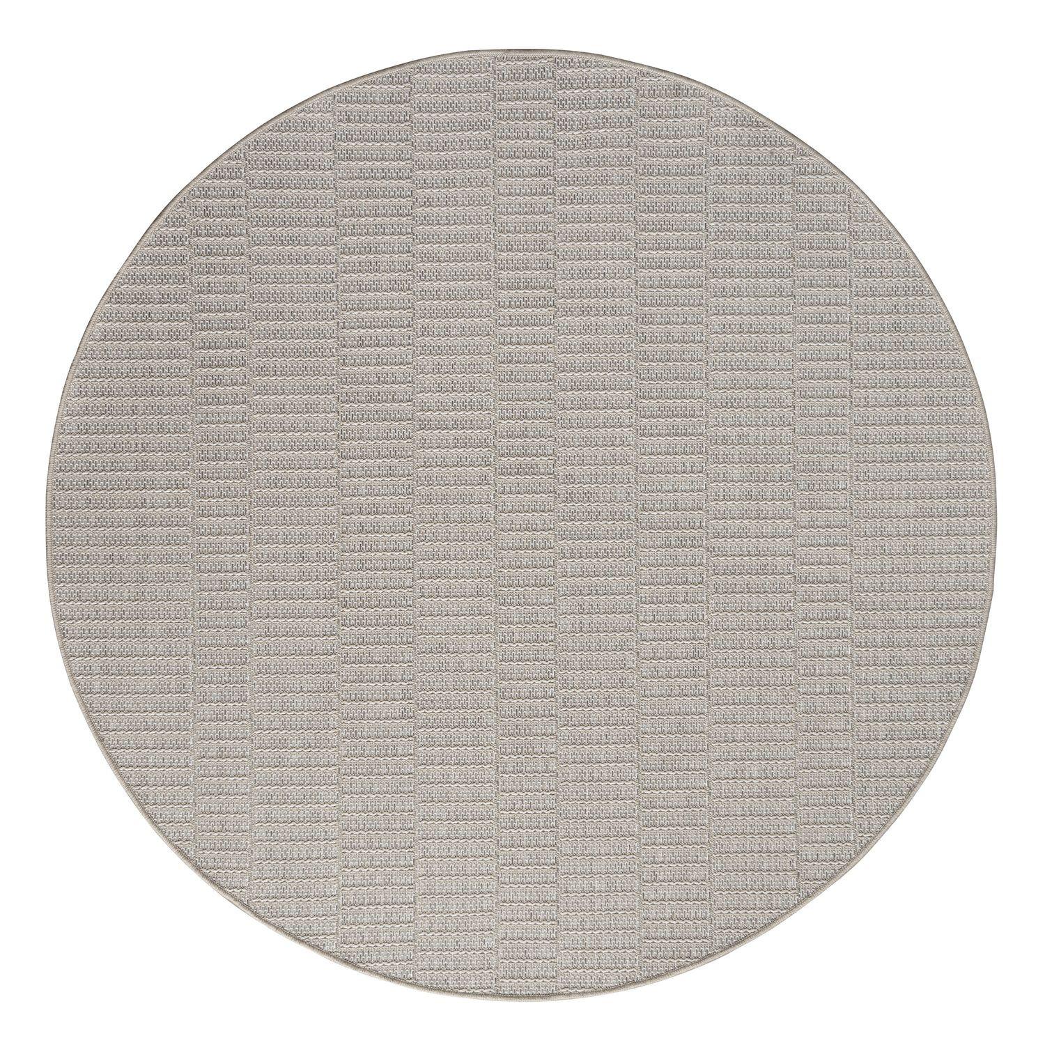 OUTDOORTEPPICH Boho Beige Ø 200 cm - Sandfarben/Beige, Kunststoff (200/200cm) - TT Home
