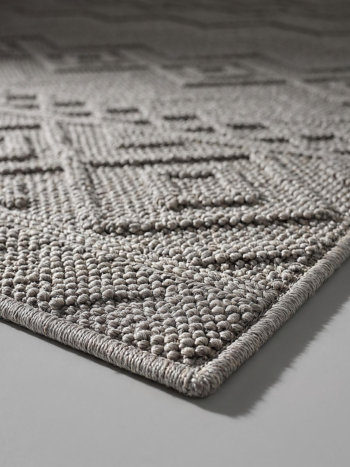 KURZFLORTEPPICH Berber STURA Polypropylen Beige 120 x 160 cm - Beige, Textil (120/160cm) - KADIMA DESIGN