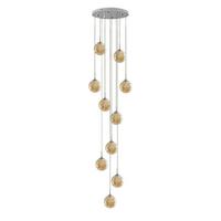 LED-HÄNGELEUCHTE Liorfalk 41/200/41 cm - Grau, Glas (41/41/200cm) - ZMH