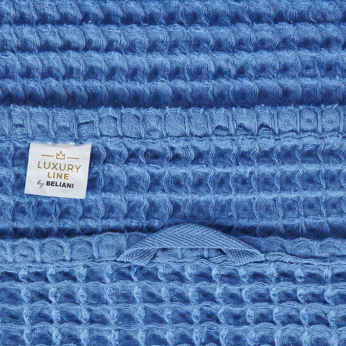 BADEHANDTUCH 11-teiligBlau Areora - Blau, Textil (100/150cm) - Beliani