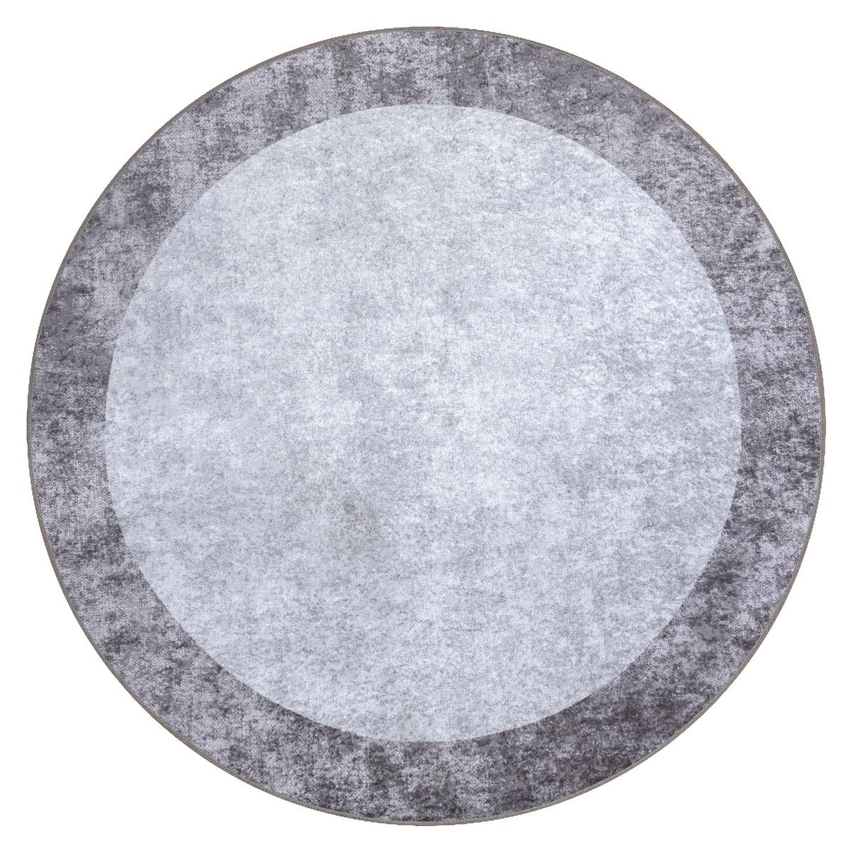 TEPPICH Miro 100 cm - Grau, Textil (100/100cm) - rugsX