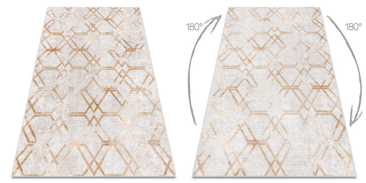 TEPPICH Miro 80/150 cm - Goldfarben, Textil (80/150cm) - rugsX