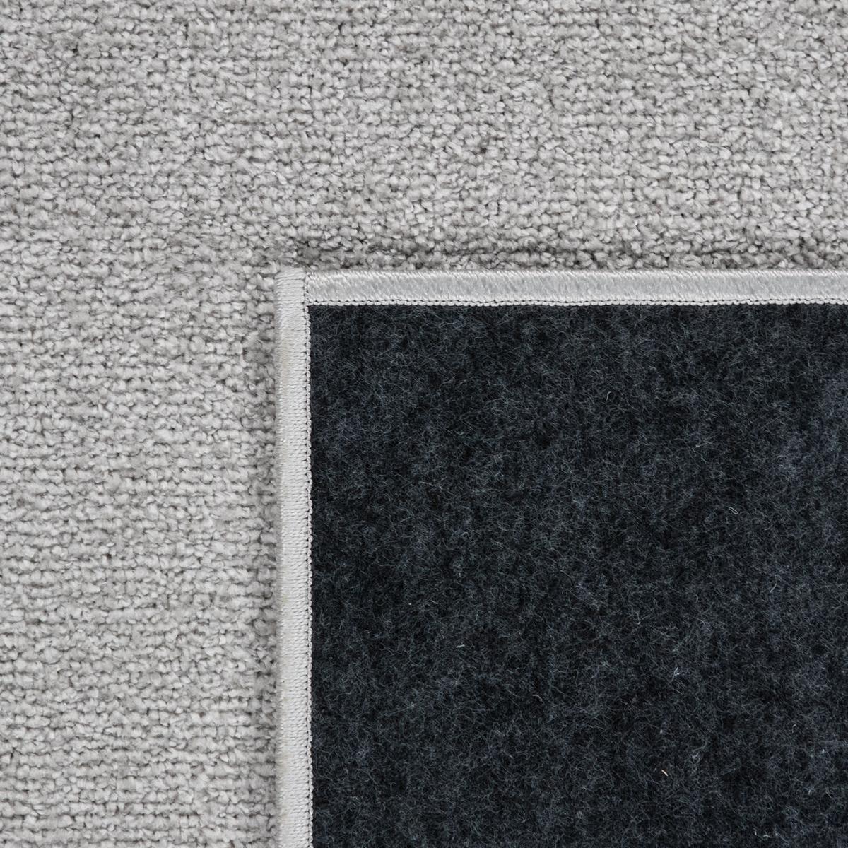 KURZFLORTEPPICH Waschbar, einfarbig, Silber, 60 x 100 cm - Silberfarben, Textil (100/60cm) - KADIMA DESIGN