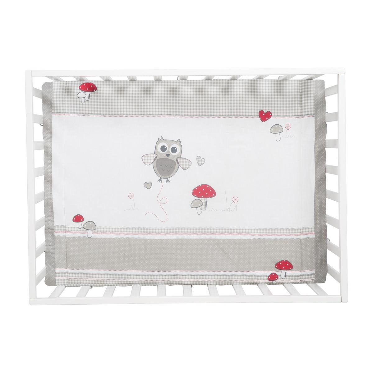 LAUFGITTER 100x75 Adam & Eule - Weiß, Holzwerkstoff (73/72/98.5cm) - Roba