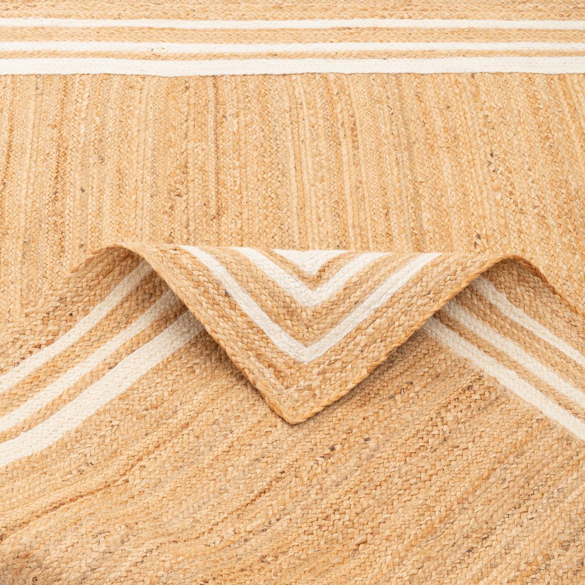 NATURFASER TEPPICH LÄUFER JUTE SALSA - Creme, Textil (80/150cm) - Pergamon