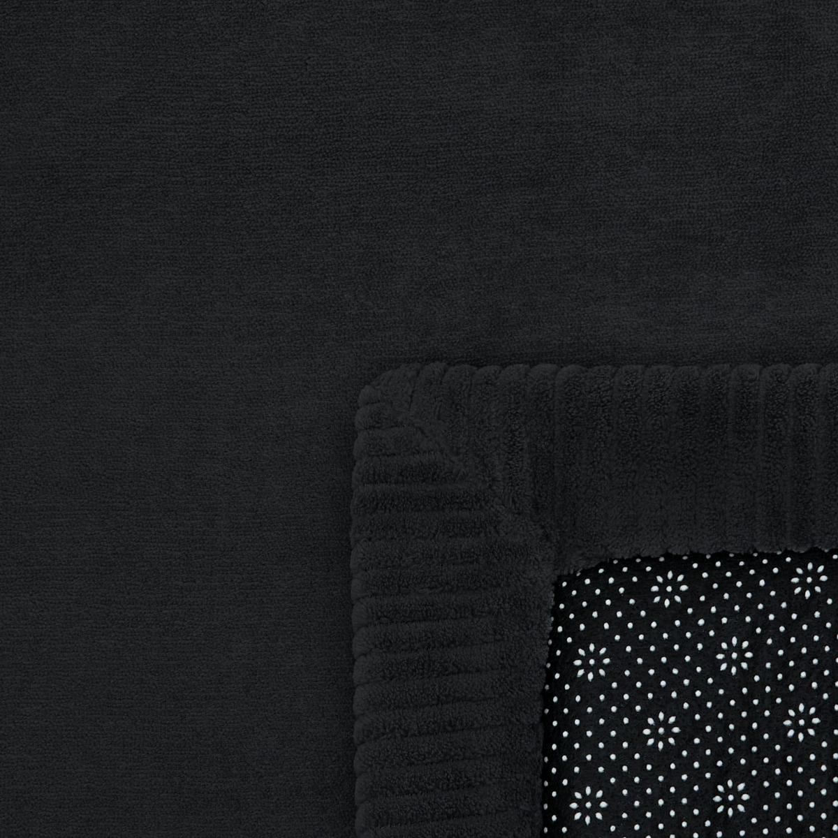 KURZFLORTEPPICH Waschbar, einfarbig, aus Polyester, Schwarz, 160 x 220 cm - Schwarz, Textil (220/160cm) - KADIMA DESIGN