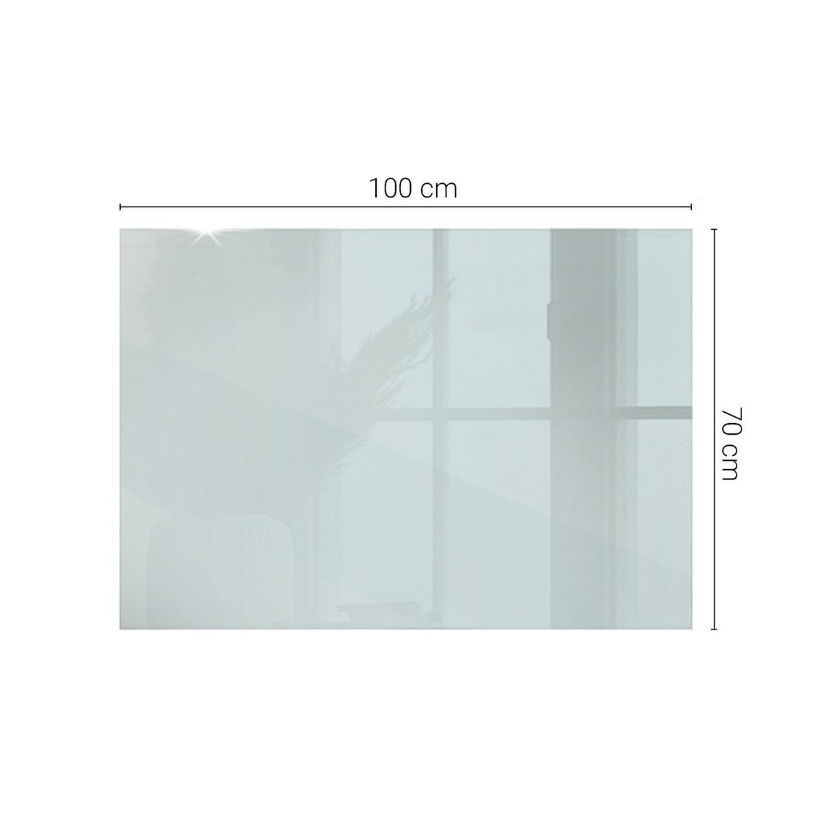 TISCHPLATTE 100 x 70 cm Transparente Glasplatte - Transparent, Glas (70/100/0.4cm) - TULUP
