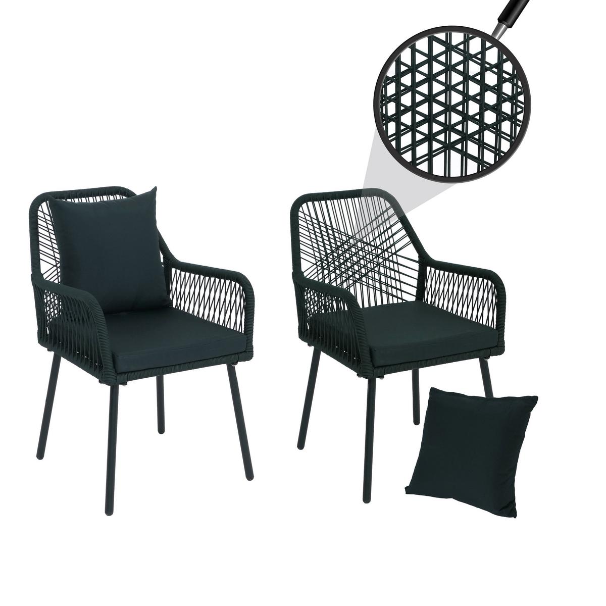 GARTENSTUHL Grün - Grün, Textil (54/81/62cm) - MCW