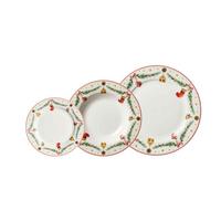 TELLER-SET Holly bunt 18-tlg. - Multicolor, Keramik (2/2/2cm) - Ritzenhoff Breker