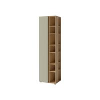 STANDREGAL Luca LC04 - Schwarz/Grün, Holzwerkstoff/Kunststoff (55/195/40cm) - MIRJAN24