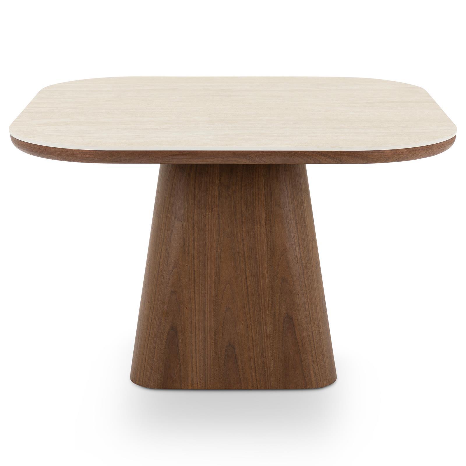 ESSTISCH VESPERA nussbaum - Nussbaumfarben, Holzwerkstoff (120/120/76cm) - IDIMEX