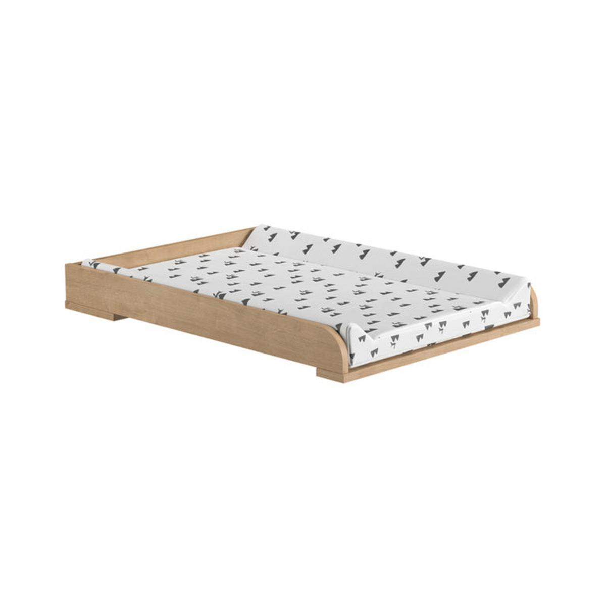BABYZIMMER 3-teilig Holz - Braun, Holzwerkstoff (125/103/65cm) - Petits-meubles