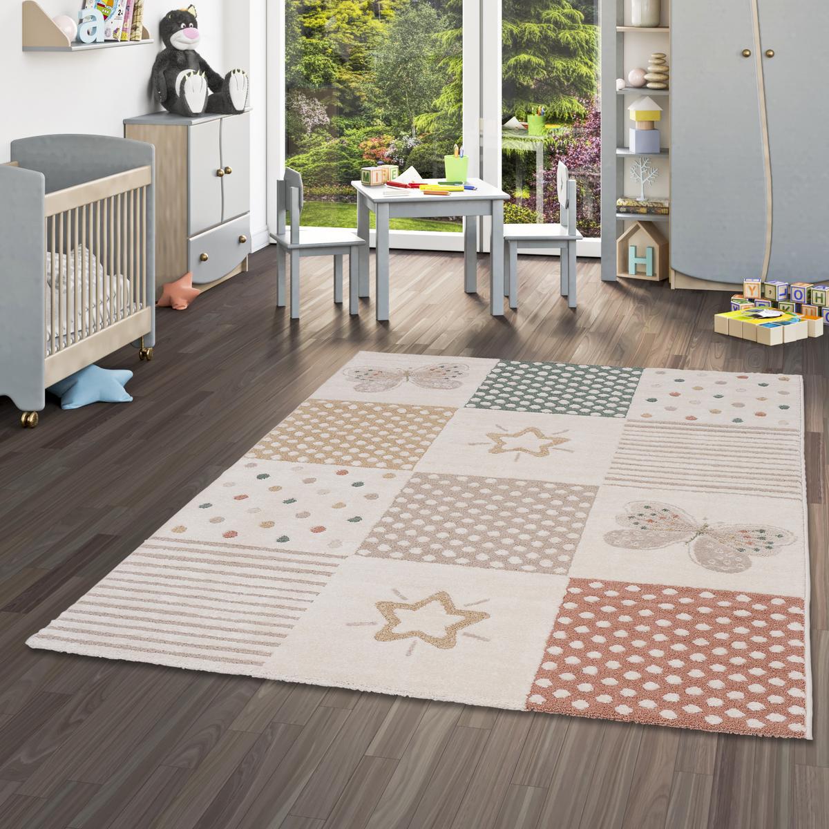 KINDER TEPPICH HAPPY KIDS - Taupe, Textil (80/150cm) - Pergamon