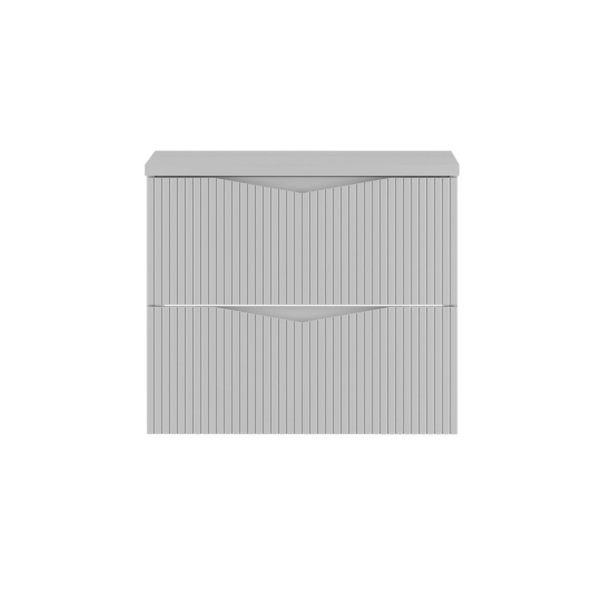 WASCHTISCHUNTERSCHRANK 60.6cm Tao Weiß - Weiß, Holzwerkstoff (60.6/52.2/46.5cm) - Petits-meubles