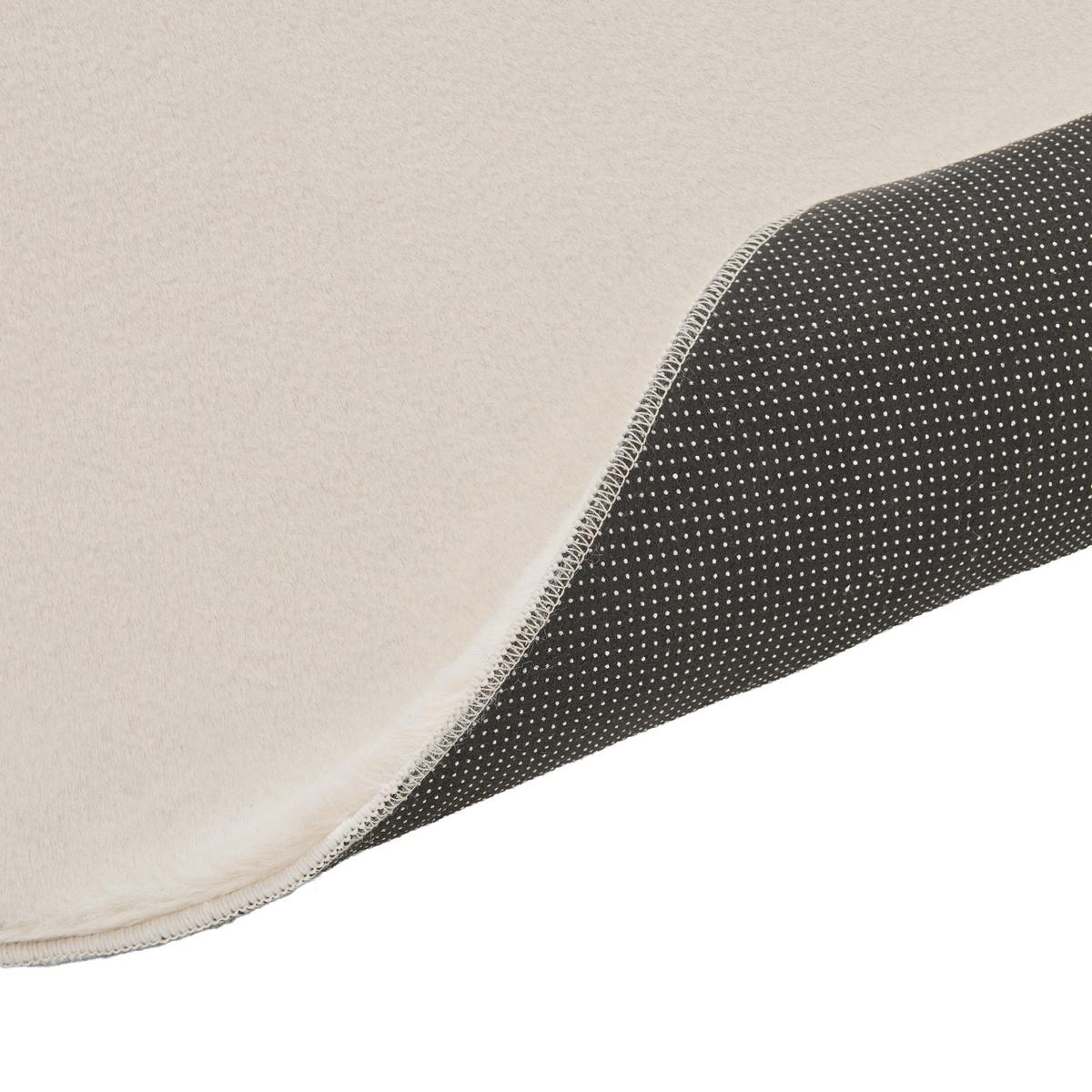 TEPPICH Hellbeige 160/160 cm Vantira - Beige, Kunststoff (160/160cm) - Beliani