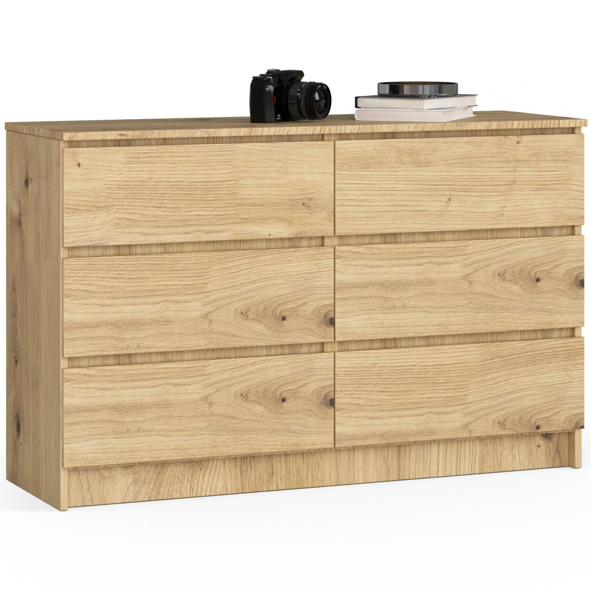 KOMMODE Eiche Artisan 77/120/40 - Eiche Artisan, Holzwerkstoff (120/77/40cm) - RAUMHIRSCH FURNITURE