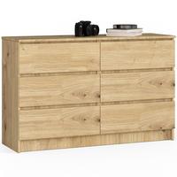 KOMMODE Eiche Artisan 77/120/40 - Eiche Artisan, Holzwerkstoff (120/77/40cm) - RAUMHIRSCH FURNITURE