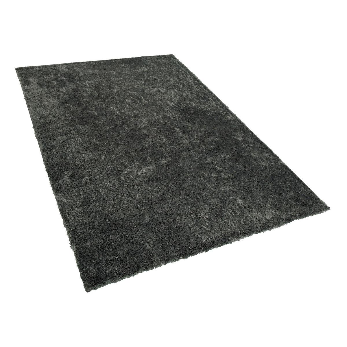 SHAGGY-TEPPICH Evren 200/140 cm - Grau, Kunststoff (140/200cm) - Beliani