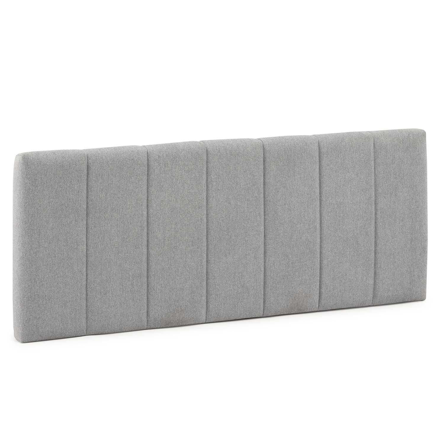 KOPFTEIL 140x60 cm Creta Grau - Grau, Textil (8/60/140cm) - VS Venta-stock