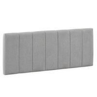 KOPFTEIL 140x60 cm Creta Grau - Grau, Textil (8/60/140cm) - VS Venta-stock