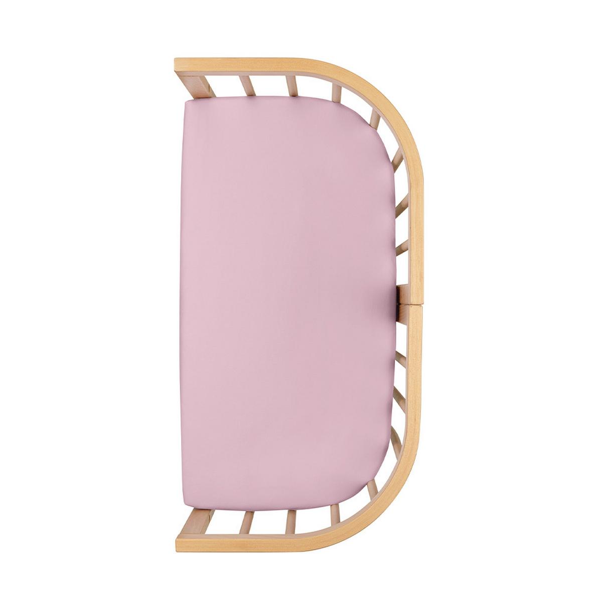 BABY Spannbettlaken Beistellbett 7in1 - Altrosa, Textil (37/73cm) - waldin