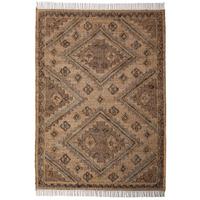 JUTETEPPICH handgewebt BERMEO, im Vintage-Stil, Natur, 140 x 200 cm - Beige, Textil (200/140cm) - KADIMA DESIGN
