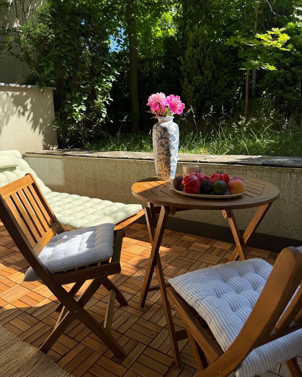 BISTRO-SET Braun Febbio - Braun, Holz - Beliani