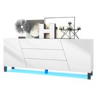 SIDEBOARD Houston Weiß matt - Weiß, Holzwerkstoff (178/69.5/38.5cm) - Vladon