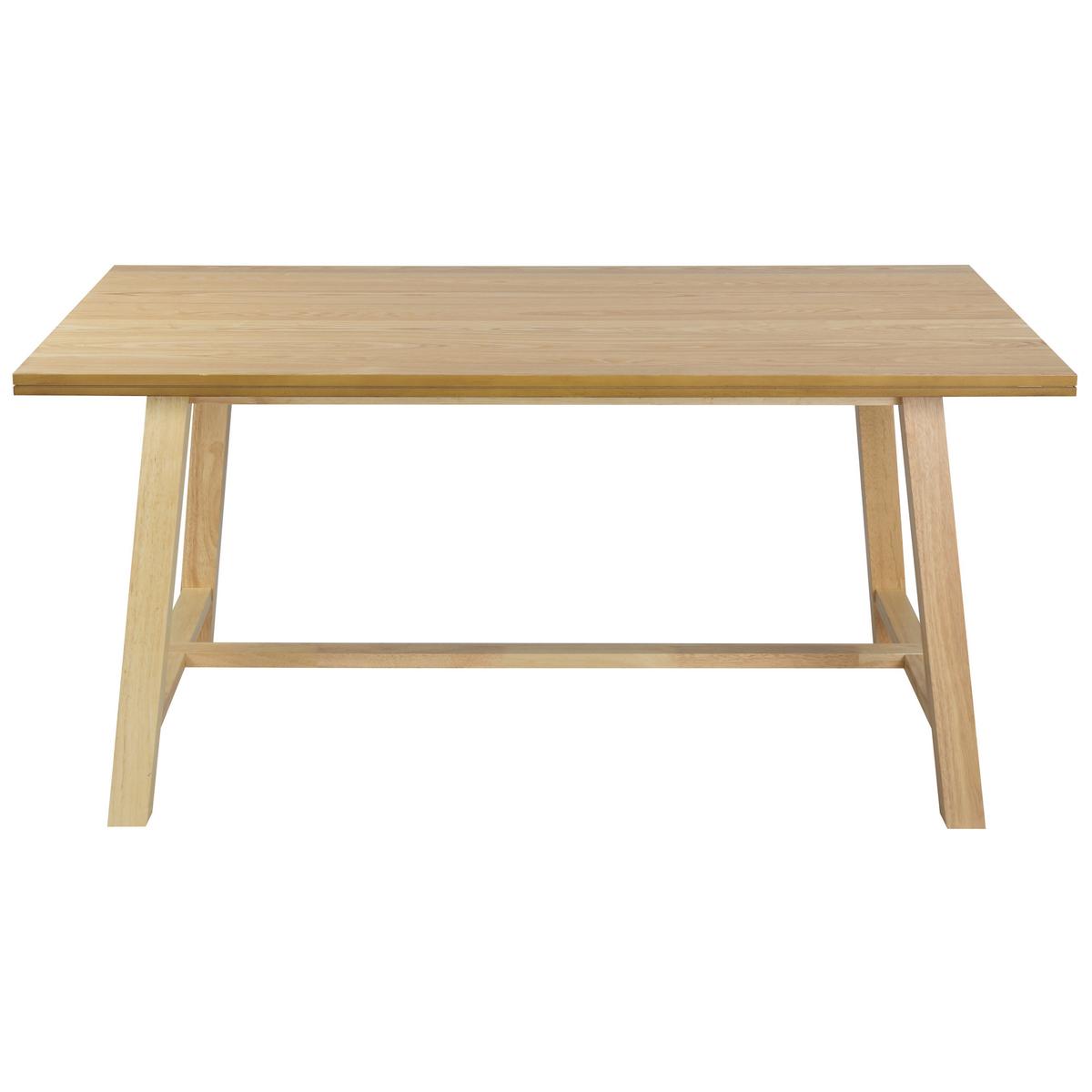 ESSTISCH 160/90 cm Helles Holz Barnes - Hellbraun, Holzwerkstoff (160/90/76cm) - Beliani