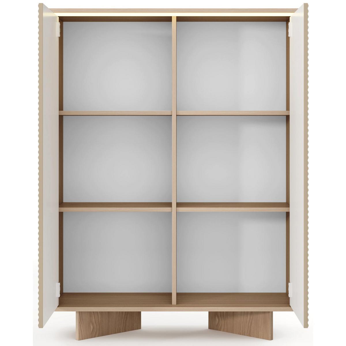 HIGHBOARD Semi 103 cm - Beige/Cappuccino, Holzwerkstoff (103.9/138.4/40cm) - Selsey
