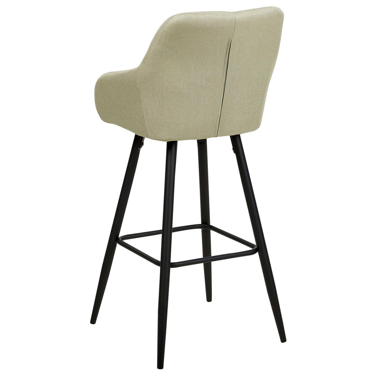 BARSTUHL 2er-Set Polsterbezug Grün Darien - Grün, Textil/Metall (47/104/47cm) - Beliani
