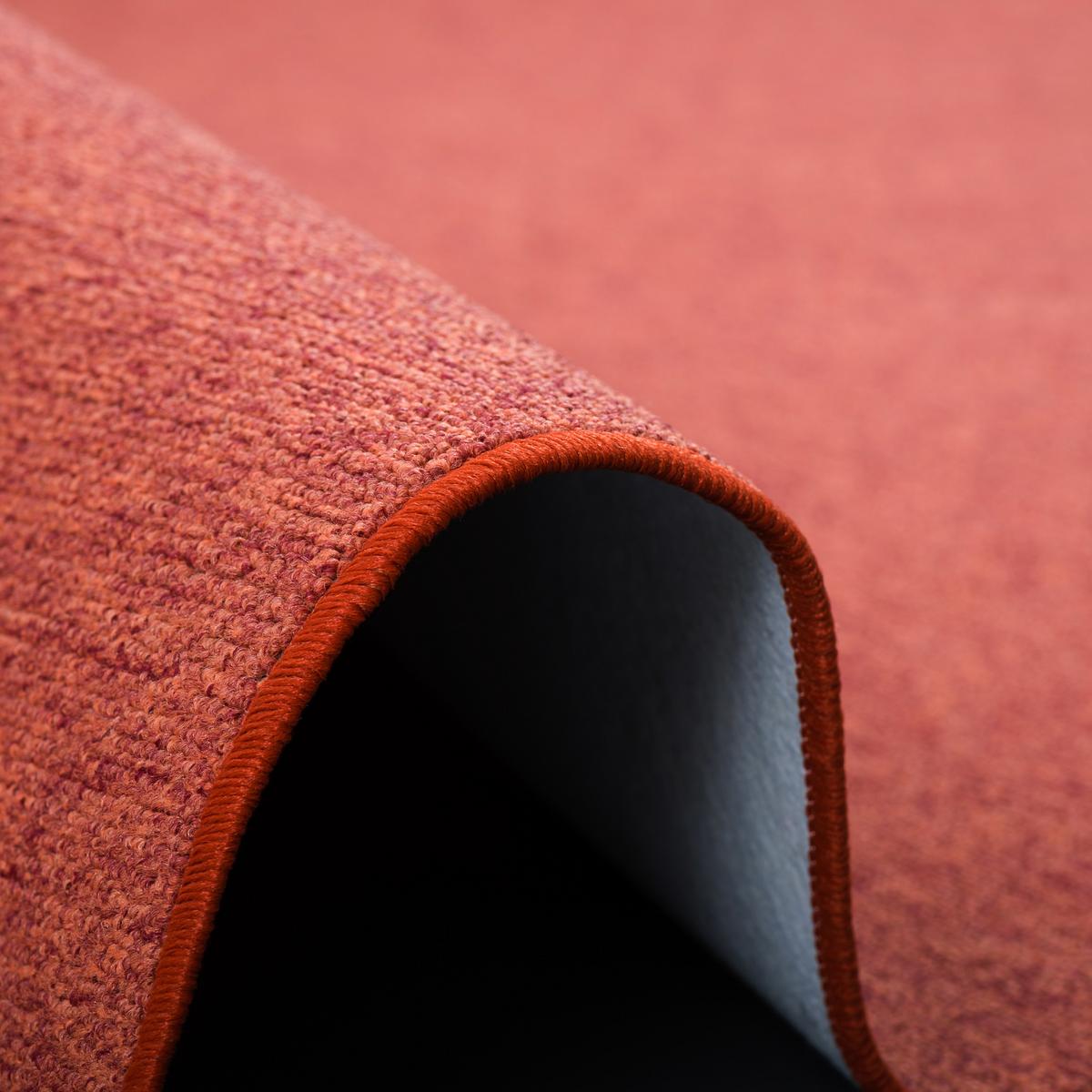 FEINSCHLINGEN VELOUR LÄUFER TEPPICH STRONG - Terracotta, Textil (100/300cm) - Snapstyle