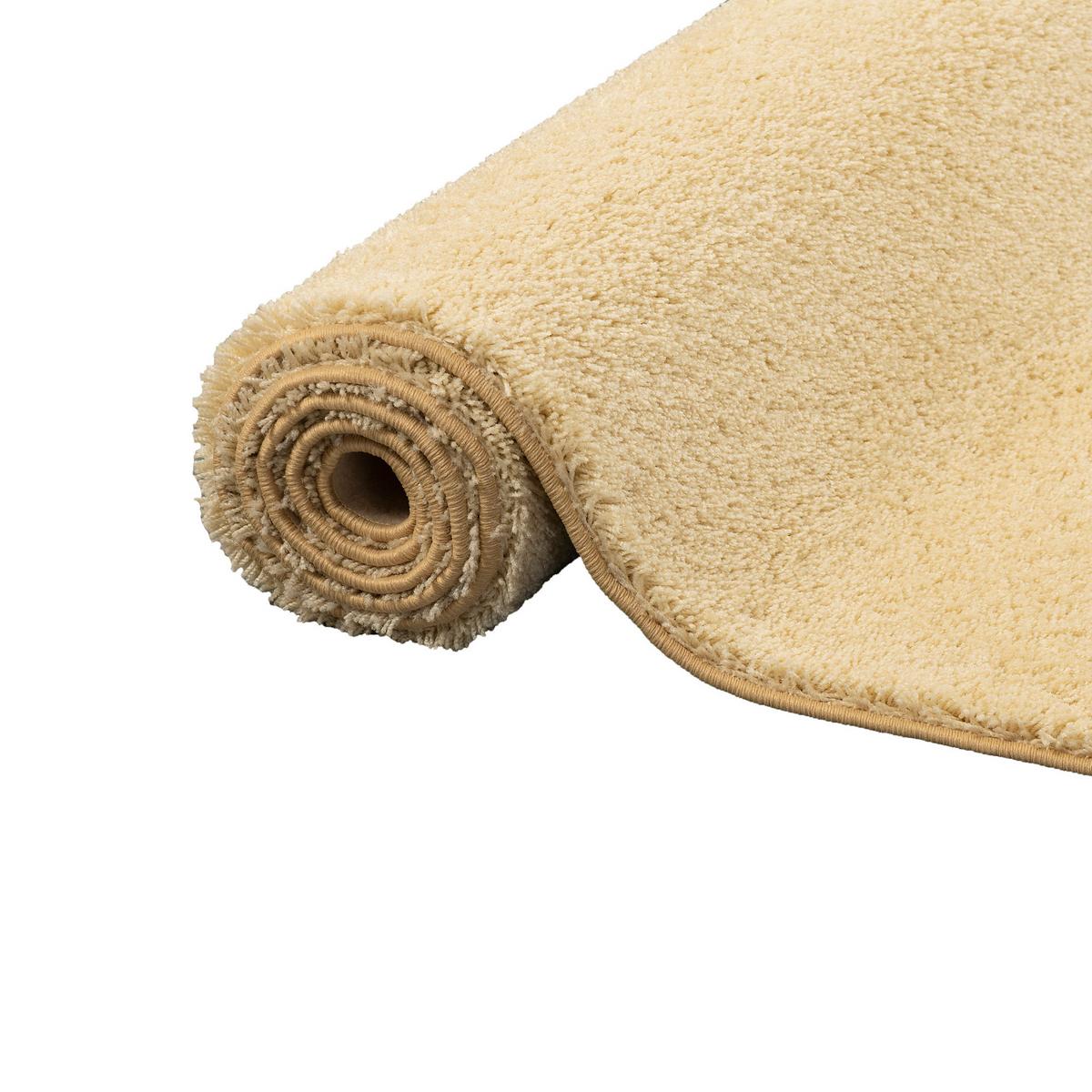 HOCHFLOR SHAGGY LÄUFER TEPPICH PALACE - Naturfarben, Textil (80/160cm) - Snapstyle