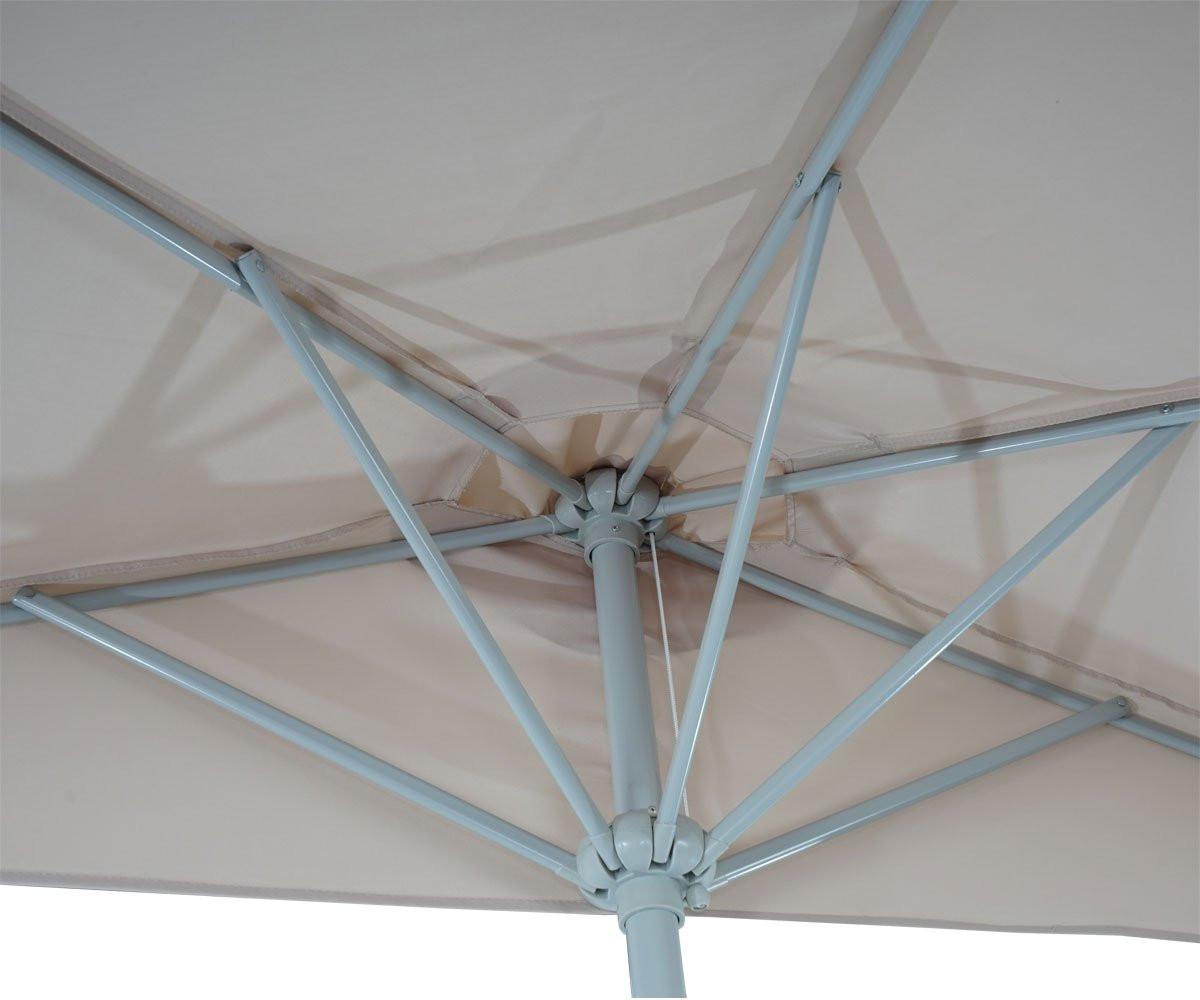 SONNENSCHIRM Cremeweiß - Weiß, Textil (285/145cm) - MCW