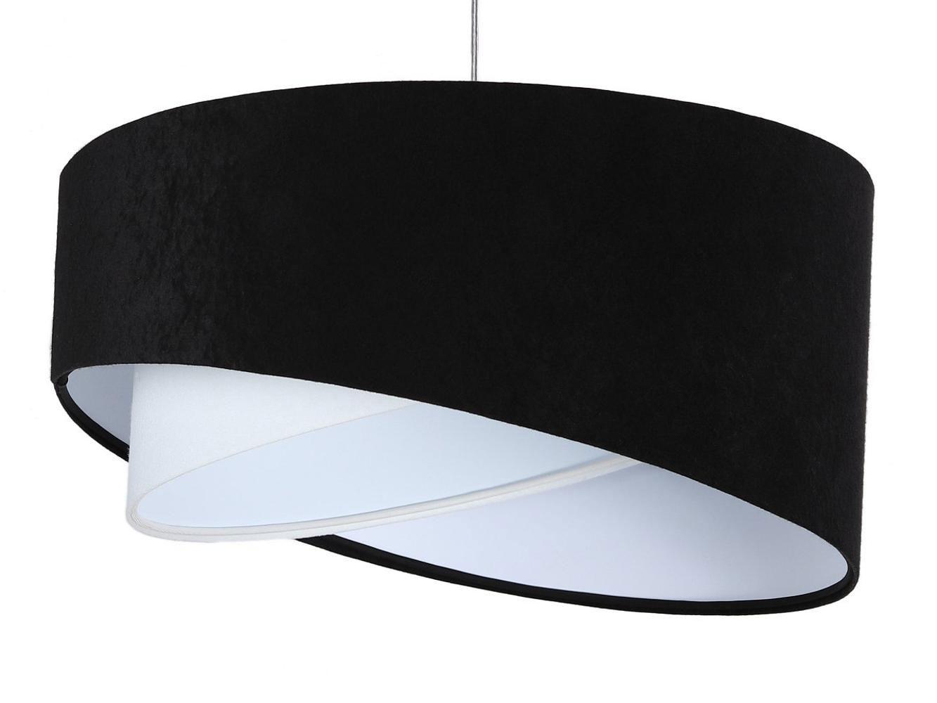 HÄNGELEUCHTE Schwarz 50/23 cm - Weiß, Kunststoff (50/1.3/23cm) - ONZENO