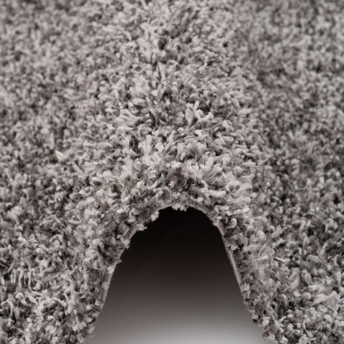 HOCHFLOR LANGFLOR SHAGGY TEPPICH COMFY MIX RUND - Anthrazit, Textil (200/200cm) - Pergamon