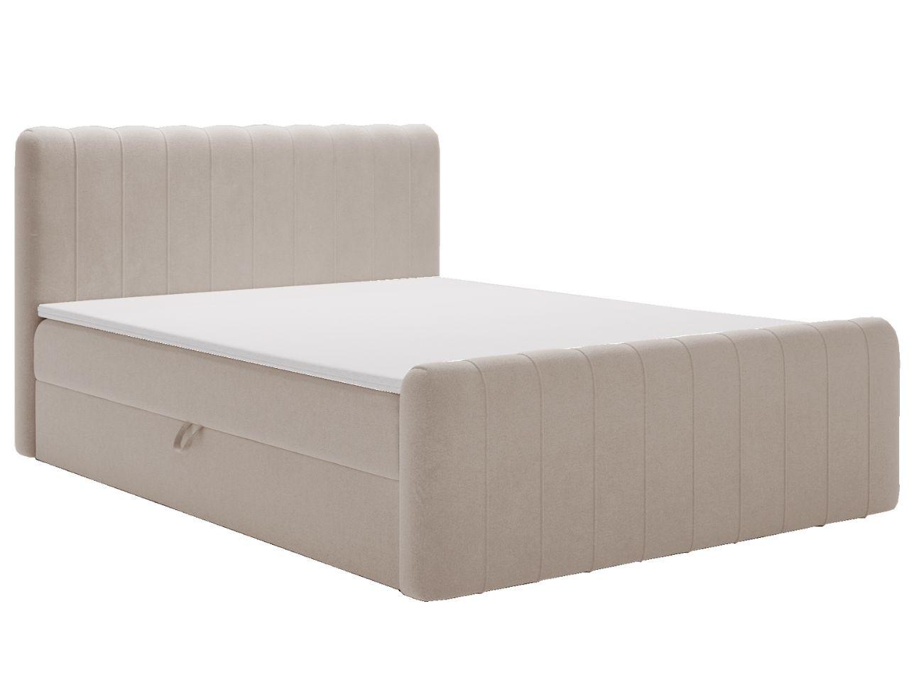 BOXBETT Osteno 180x200 Beige - Beige, Holz/Textil (180/200cm) - Graingold