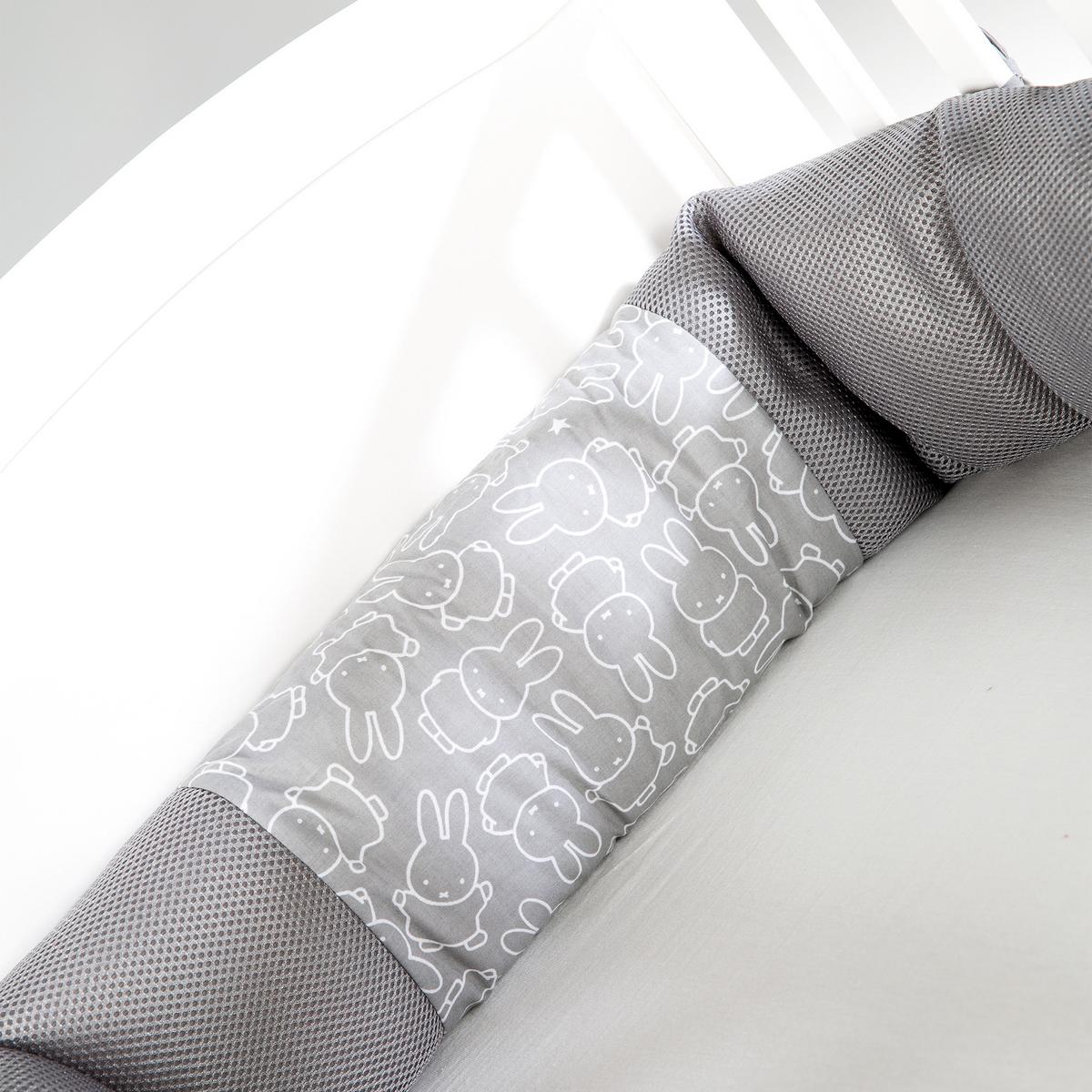 NESTCHEN Miffy Easy Air 'safe asleep' - Grau, Textil (170/4cm) - Roba