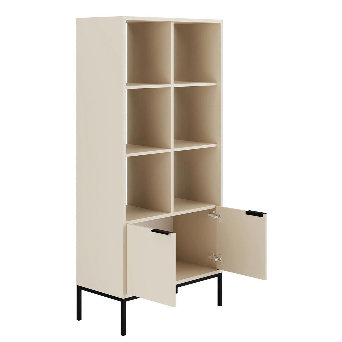 BÜCHERREGAL Seattle Kaschmir - Beige, Holzwerkstoff (80/171.3/40cm) - Petits-meubles