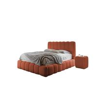 POLSTERBETT Carson In Catch Me Set.4 - Rotbraun, Holzwerkstoff/Textil (120/200cm) - Fun Möbel