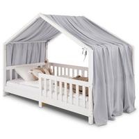 HAUSBETT- HIMMEL LIAN - Hellgrau, Textil - IDIMEX