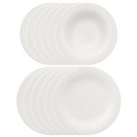 TAFELSERVICE New Cottage Basic weiß 12-tlg. - Weiß, Keramik (2/2/2cm) - Villeroy & Boch