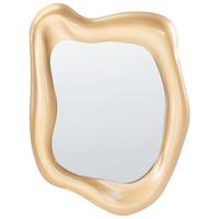 WANDSPIEGEL 59/77 cm Gold Santec - Goldfarben, Holzwerkstoff (59/77/4cm) - Beliani