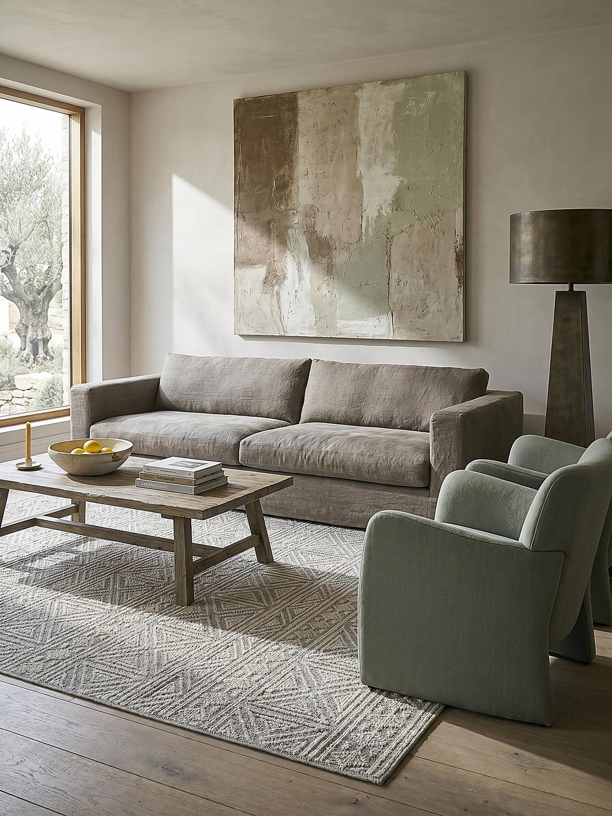 TEPPICH Waschbar LEAM, geometrisch, Grau, 155 x 230 cm - Grau, Textil (230/155cm) - KADIMA DESIGN